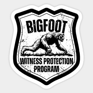 Bigfoot Witness Protection Program – Keep Him Safe! Sticker